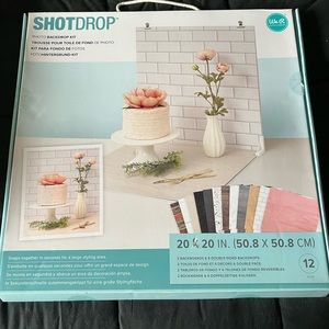 Shot box brand kit and selfie ring